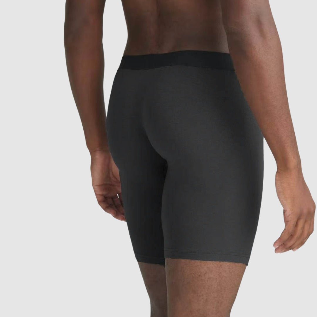 Second Skin Tencel™ Modal Long Leg Boxer Brief - With Fly - 9 inch inseam leg - kula