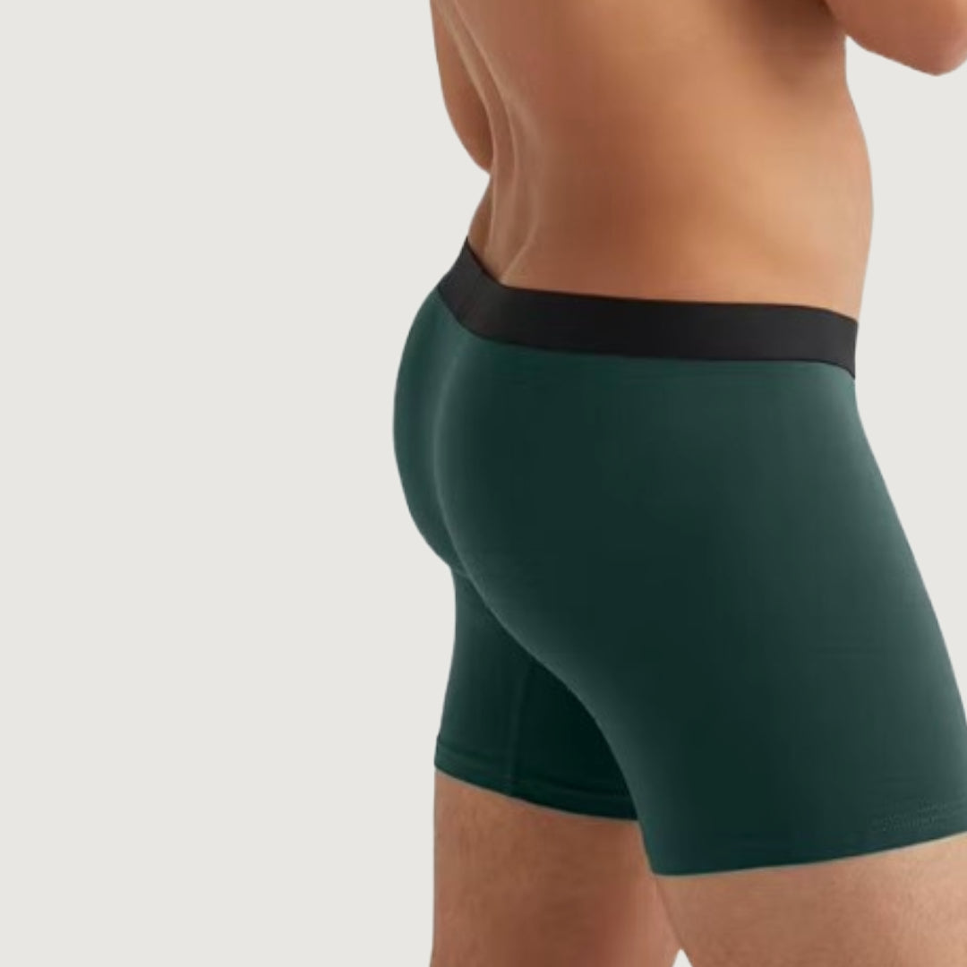 Second Skin Tencel™Modal Standard Length Boxer Brief - No Fly (6 inch inseam leg)