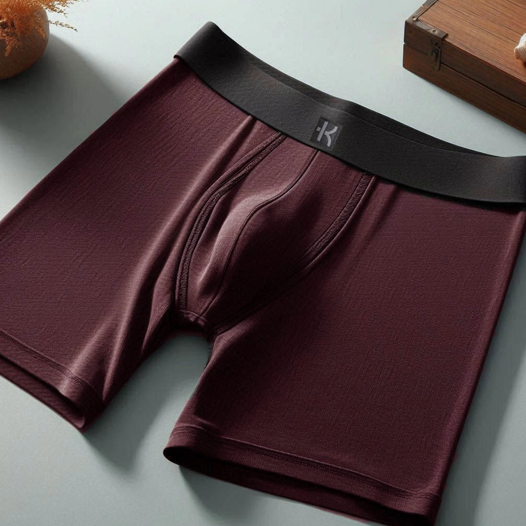 Second Skin Tencel™Modal Standard Length Boxer Brief - No Fly (6 inch inseam leg)