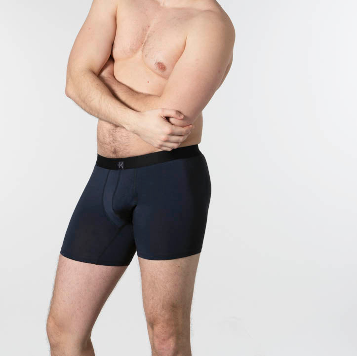 Second Skin Tencel™Modal Standard Length Boxer Brief - No Fly (6 inch inseam leg)
