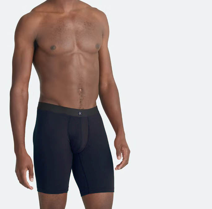 Second Skin Tencel™ Modal Long Leg Boxer Brief - No Fly (9 inch inseam leg)