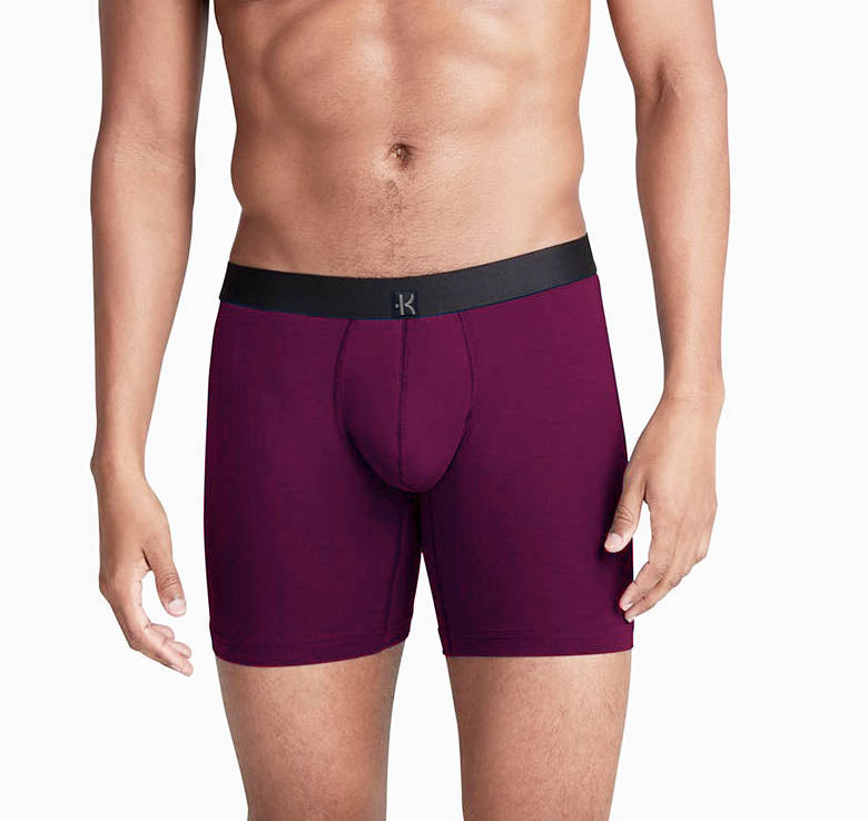 Second Skin Tencel™Modal Standard Length Boxer Brief - No Fly (6 inch inseam leg)