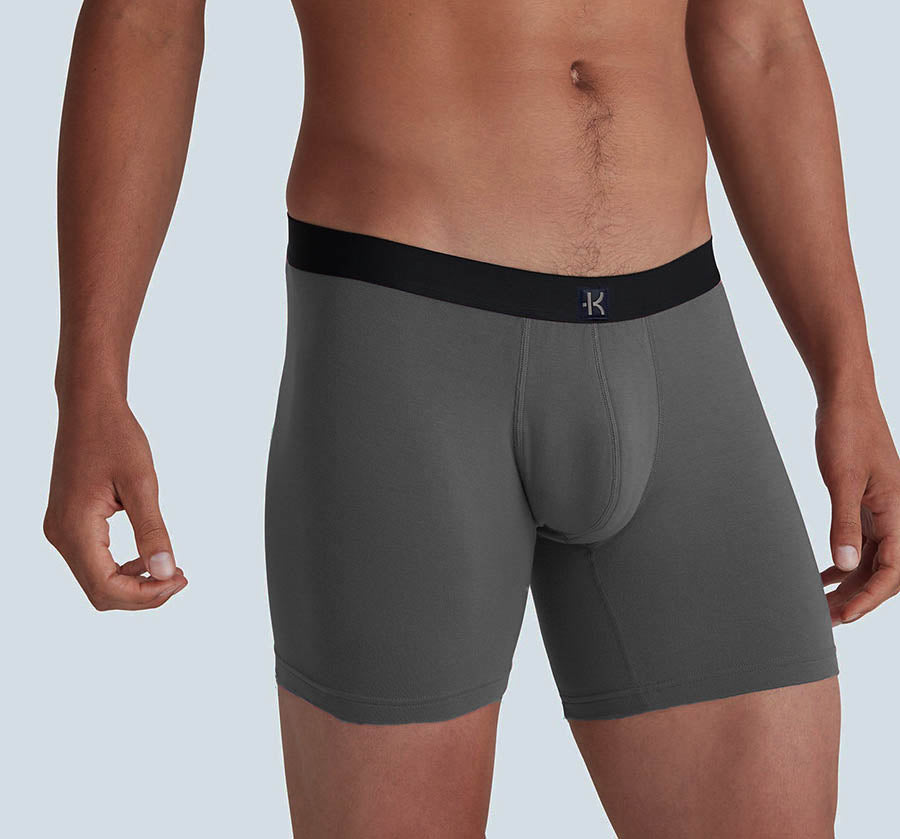 Second Skin Tencel™Modal Standard Length Boxer Brief - No Fly (6 inch inseam leg)