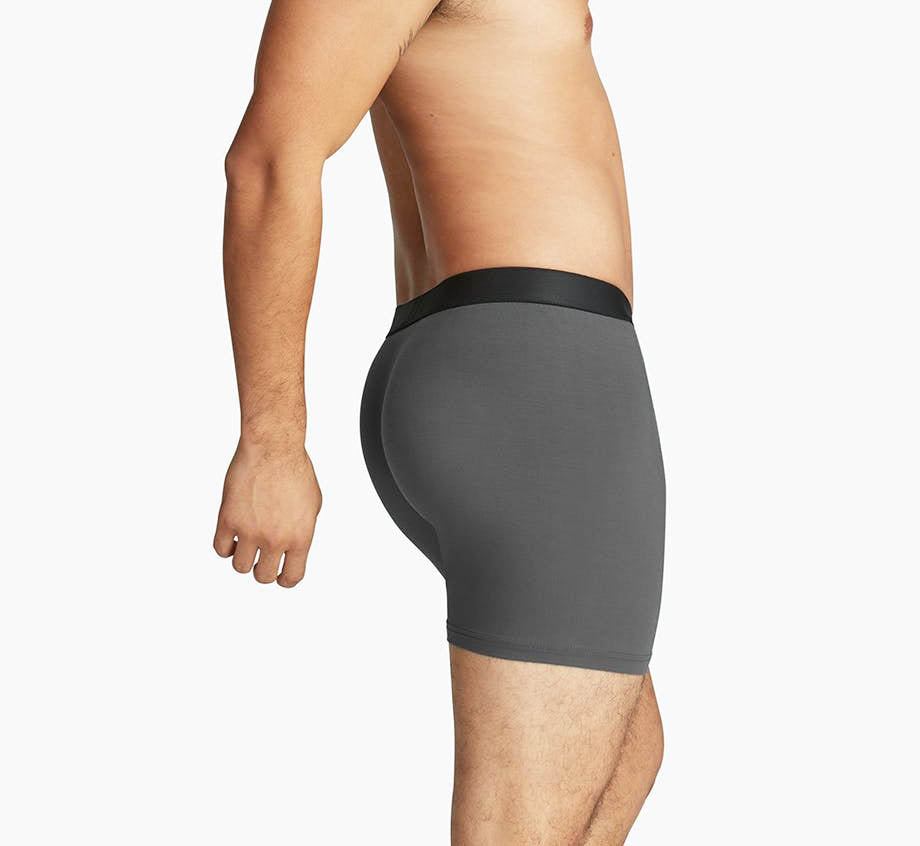 Second Skin Tencel™Modal Standard Length Boxer Brief - No Fly (6 inch inseam leg)