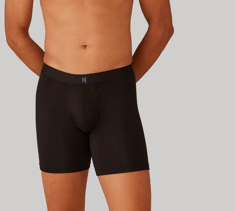 Second Skin Tencel™Modal Standard Length Boxer Brief - No Fly (6 inch inseam leg)