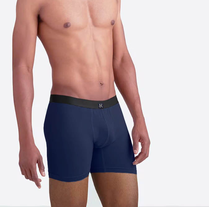 Second Skin Tencel™Modal Standard Length Boxer Brief - No Fly (6 inch inseam leg)