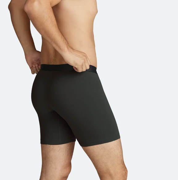 Second Skin Tencel™Modal Standard Length Boxer Brief - No Fly (6 inch inseam leg)