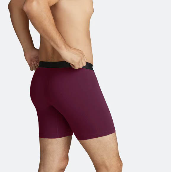 Second Skin Tencel™Modal Standard Length Boxer Brief - No Fly (6 inch inseam leg)