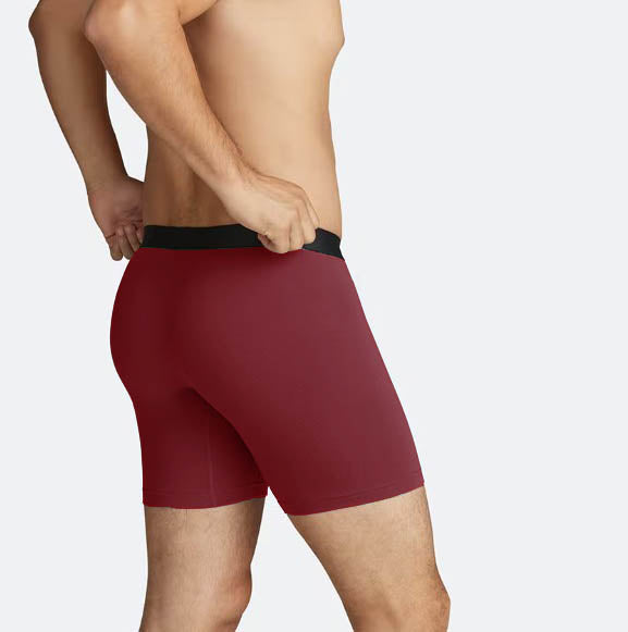 Second Skin Tencel™Modal Standard Length Boxer Brief - No Fly (6 inch inseam leg)