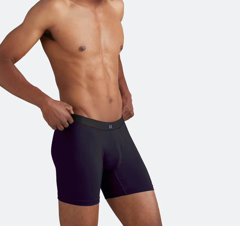 Second Skin Tencel™Modal Standard Length Boxer Brief - No Fly (6 inch inseam leg)