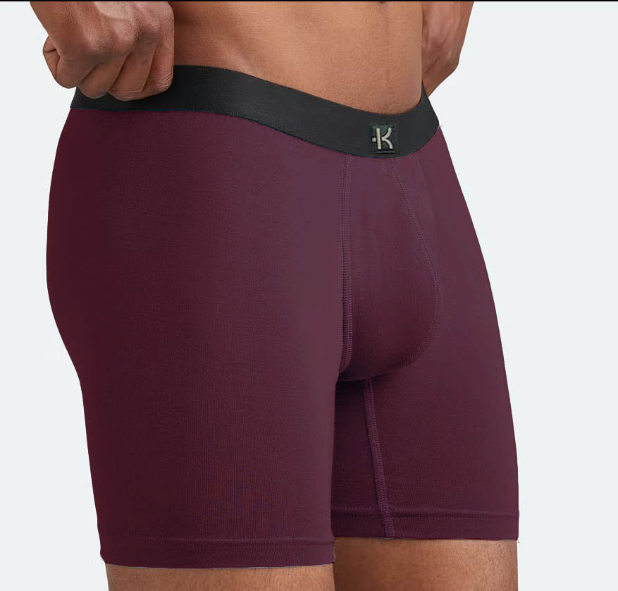 Second Skin Tencel™Modal Standard Length Boxer Brief - No Fly (6 inch inseam leg)