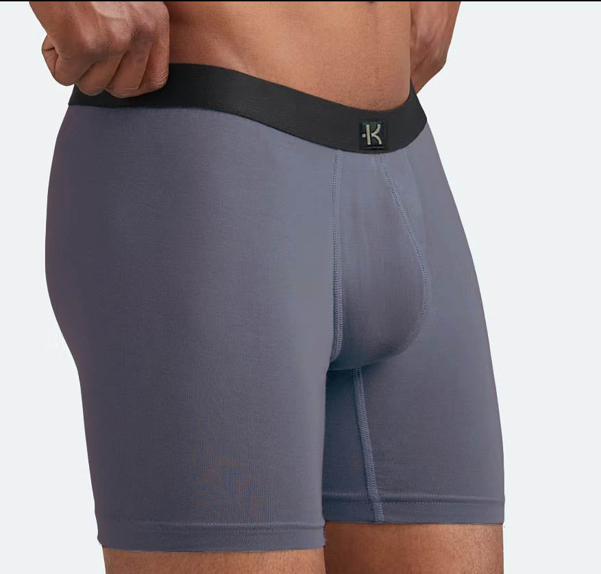 Second Skin Tencel™Modal Standard Length Boxer Brief - No Fly (6 inch inseam leg)