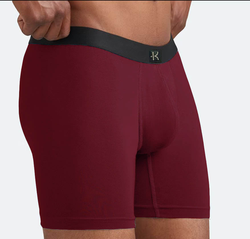 Second Skin Tencel™Modal Standard Length Boxer Brief - No Fly (6 inch inseam leg)
