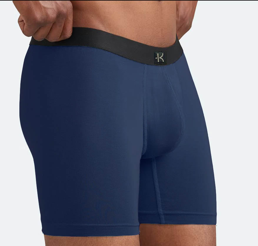 Second Skin Tencel™Modal Standard Length Boxer Brief - No Fly (6 inch inseam leg)