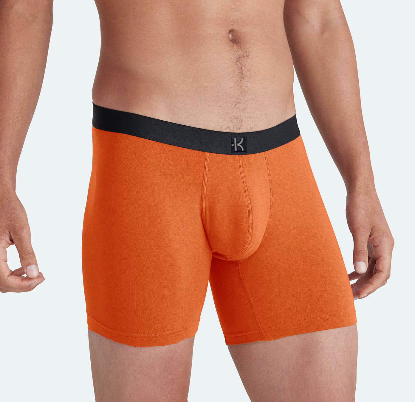 Second Skin Tencel™Modal Standard Length Boxer Brief - No Fly (6 inch inseam leg)