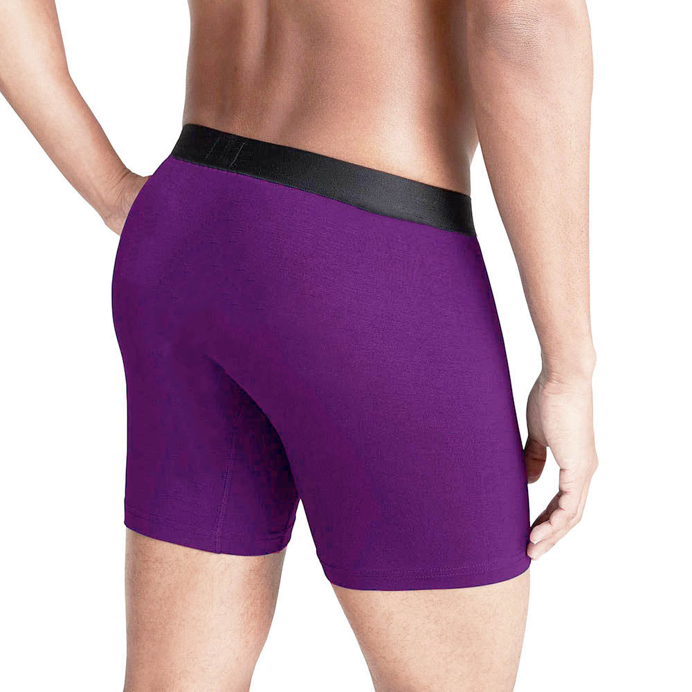 Second Skin Tencel™Modal Standard Length Boxer Brief - No Fly (6 inch inseam leg)