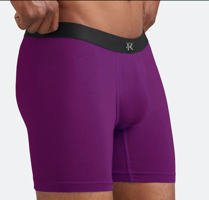 Second Skin Tencel™Modal Standard Length Boxer Brief - No Fly (6 inch inseam leg)