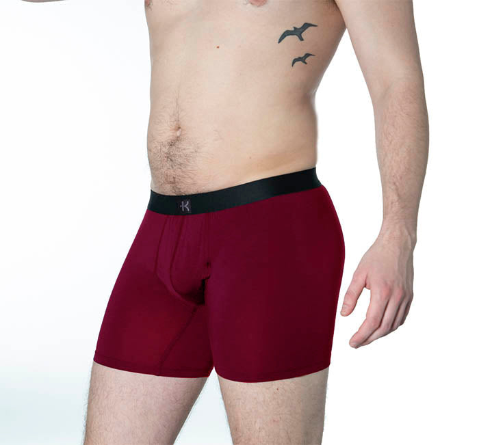 Second Skin Tencel™Modal Standard Length Boxer Brief - No Fly (6 inch inseam leg)