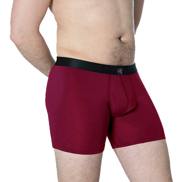 Second Skin Tencel™Modal Standard Length Boxer Brief - No Fly (6 inch inseam leg)