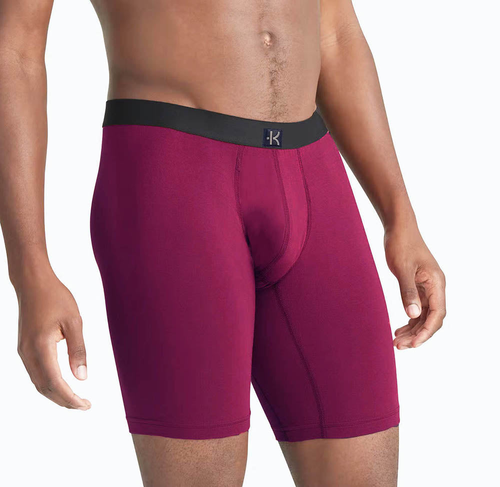 Second Skin Tencel™ Modal Long Leg Boxer Brief - No Fly (9 inch inseam leg)