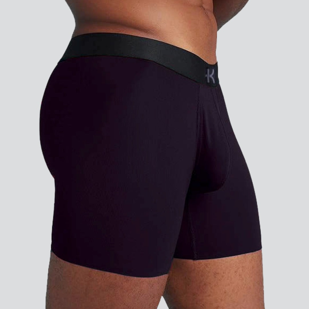 Second Skin Tencel™Modal Standard Length Boxer Brief - No Fly (6 inch inseam leg)