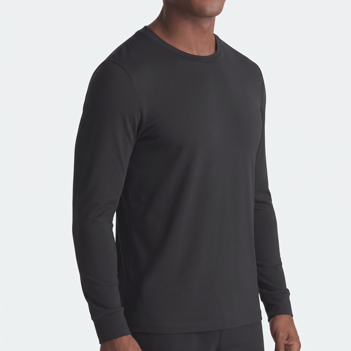 The Second Skin TENCEL™ Crew Neck Long Sleeve T-Shirt - kula