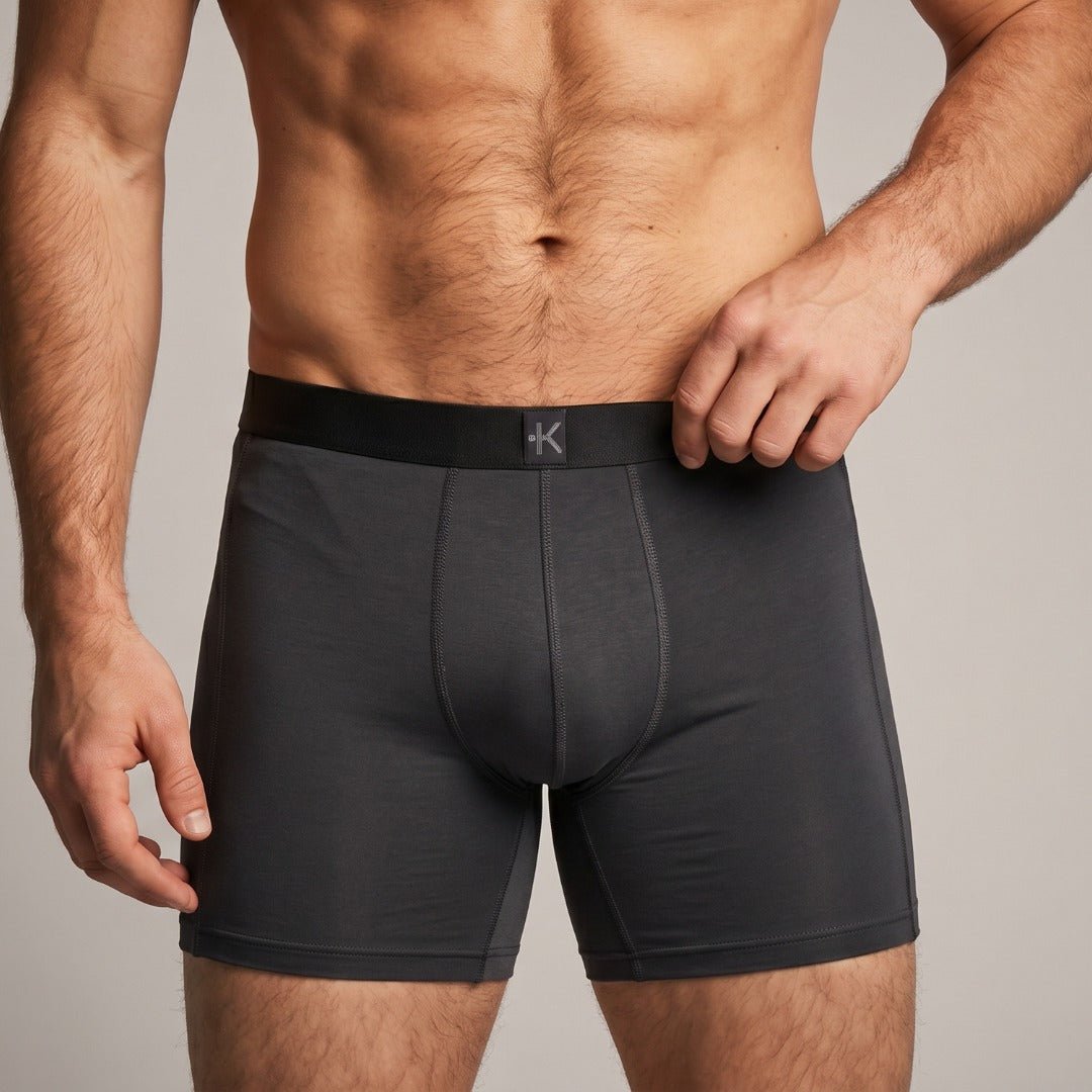 Second Skin Tencel™Modal Standard Length Boxer Brief - No Fly (6 inch inseam leg) - kula