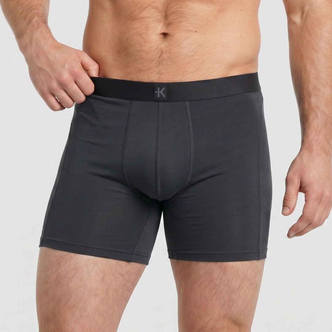 Second Skin Tencel™Modal Standard Length Boxer Brief - No Fly (6 inch inseam leg) - kula