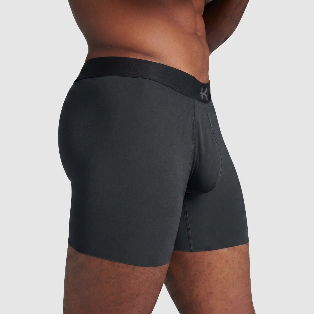 Second Skin Tencel™Modal Standard Length Boxer Brief - No Fly (6 inch inseam leg) - kula