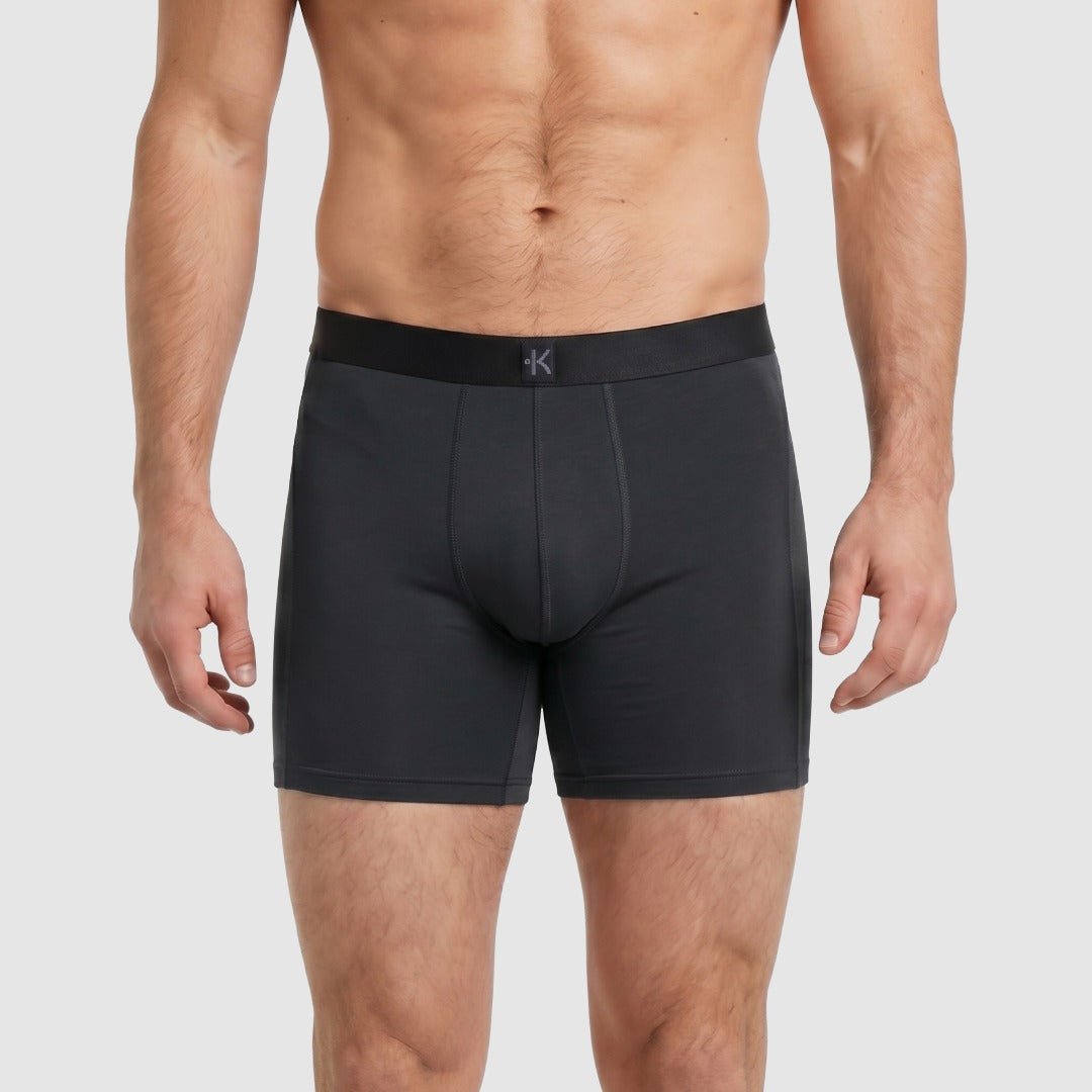 Second Skin Tencel™Modal Standard Length Boxer Brief - No Fly (6 inch inseam leg) - kula
