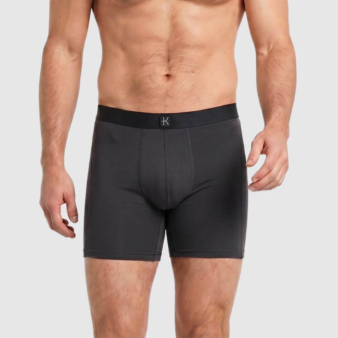 Second Skin Tencel™Modal Standard Length Boxer Brief - No Fly (6 inch inseam leg) - kula