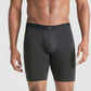 Second Skin Tencel™ Modal Long Leg Boxer Brief - With Fly - 9 inch inseam leg - kula