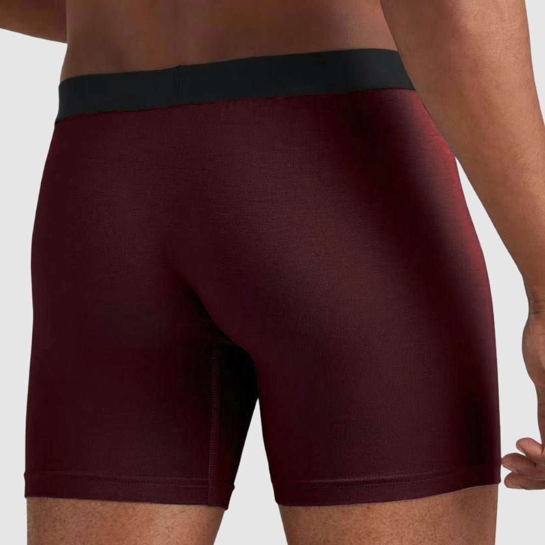 Second Skin Tencel™ Modal Standard Length Boxer Brief - With Fly - 6 inch inseam leg - kula