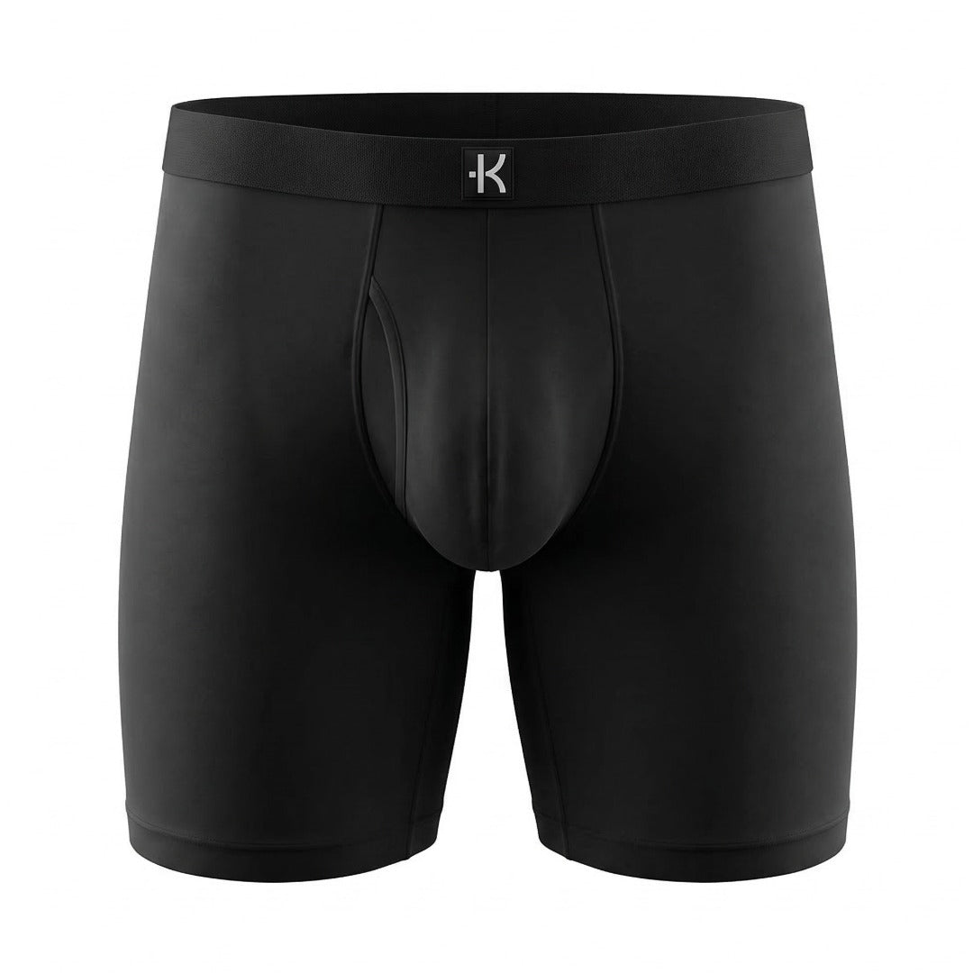 Second Skin Tencel™ Modal Standard Length Boxer Brief - With Fly - 6 inch inseam leg - kula