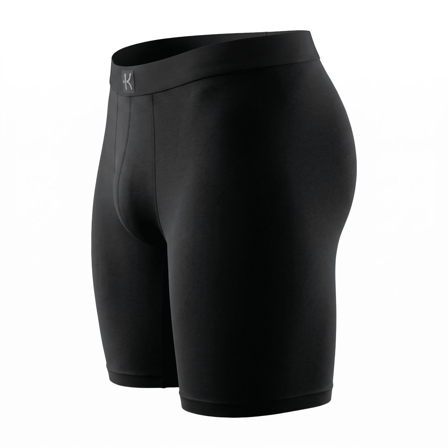 Second Skin Tencel™ Modal Long Leg Boxer Brief - With Fly - 9 inch inseam leg - kula