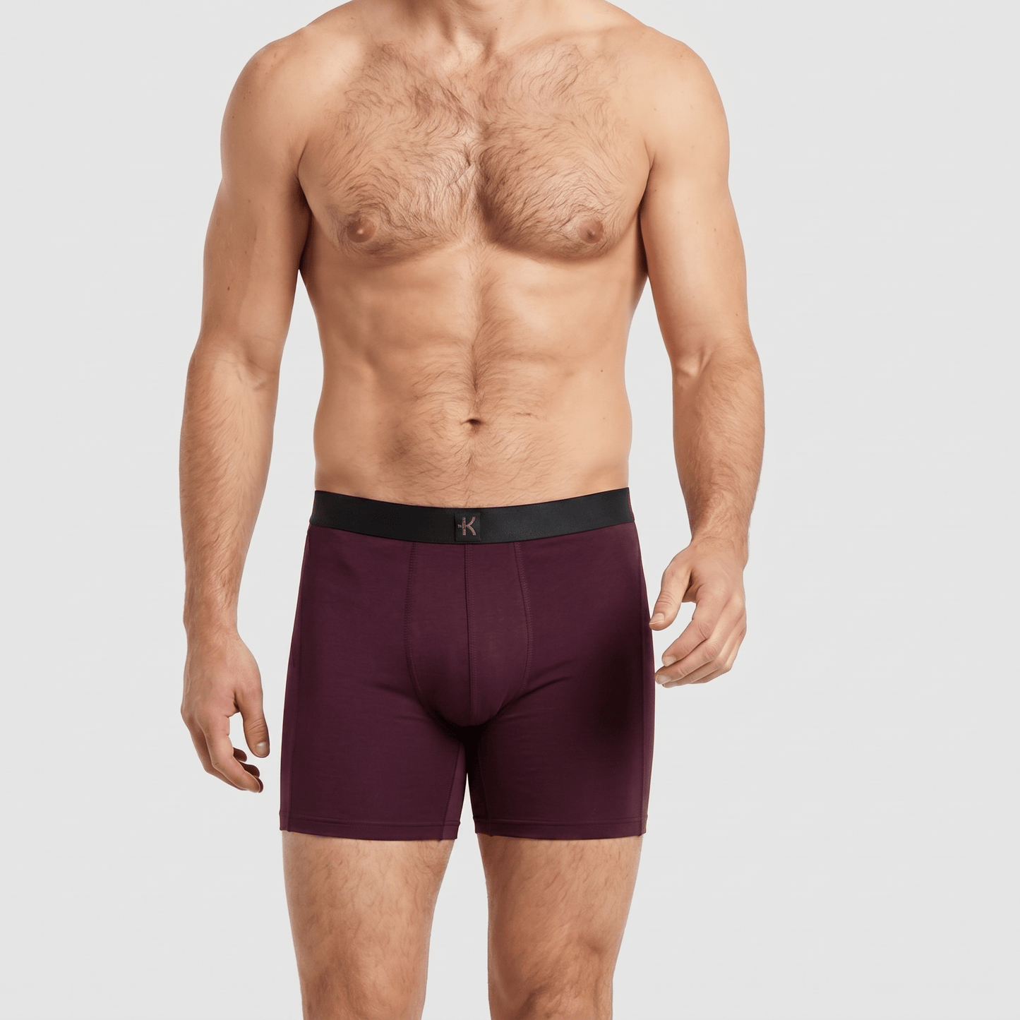 Second Skin Tencel™Modal Standard Length Boxer Brief - No Fly (6 inch inseam leg) - kula
