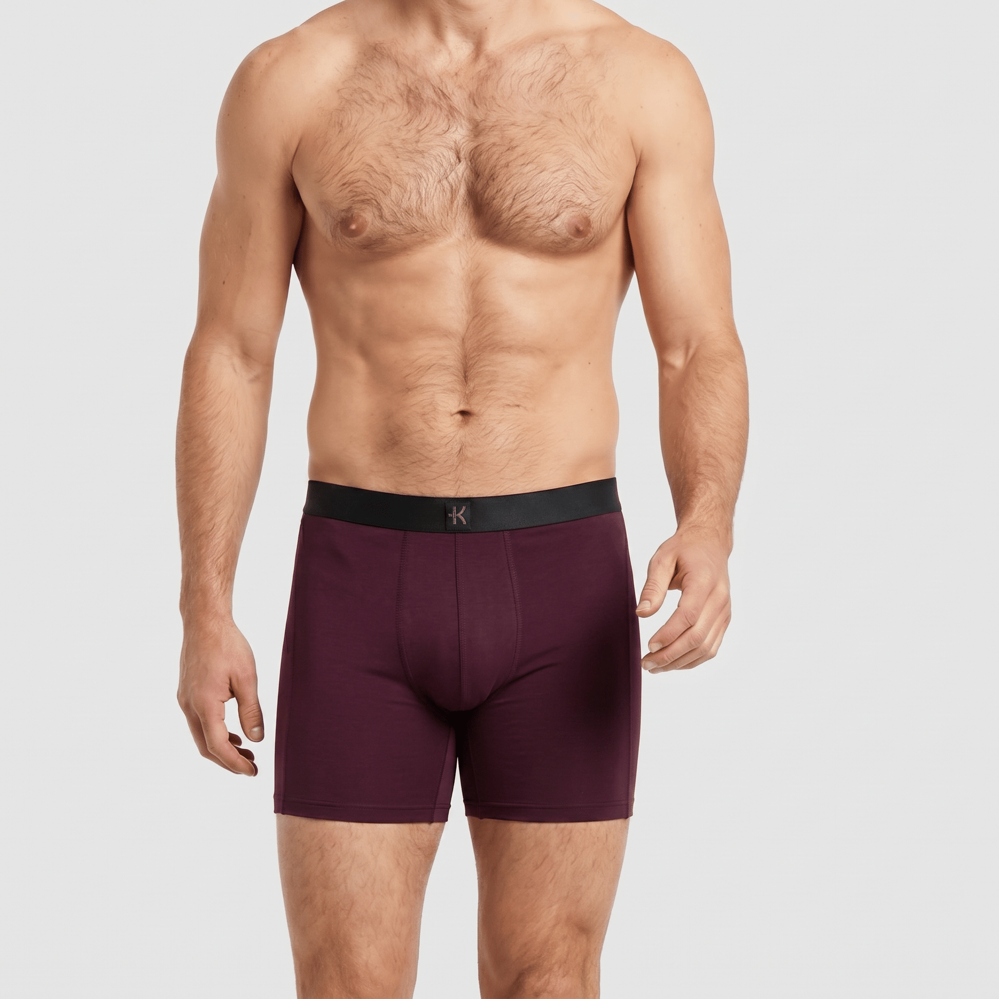 Second Skin Tencel™Modal Standard Length Boxer Brief - No Fly (6 inch inseam leg) - kula