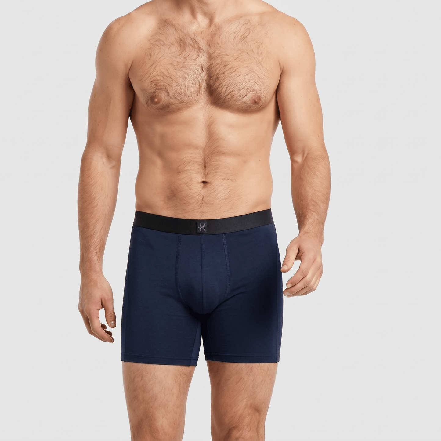 Second Skin Tencel™Modal Standard Length Boxer Brief - No Fly (6 inch inseam leg) - kula