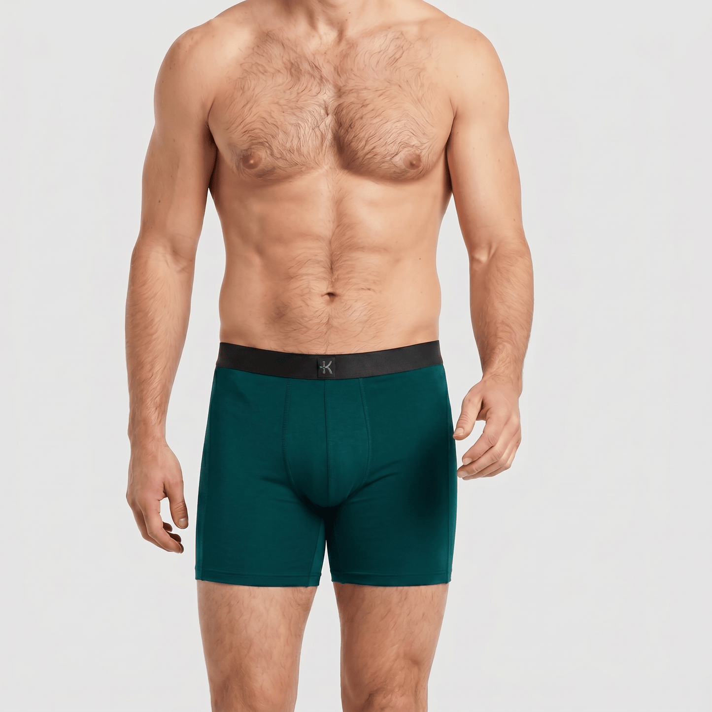 Second Skin Tencel™Modal Standard Length Boxer Brief - No Fly (6 inch inseam leg) - kula