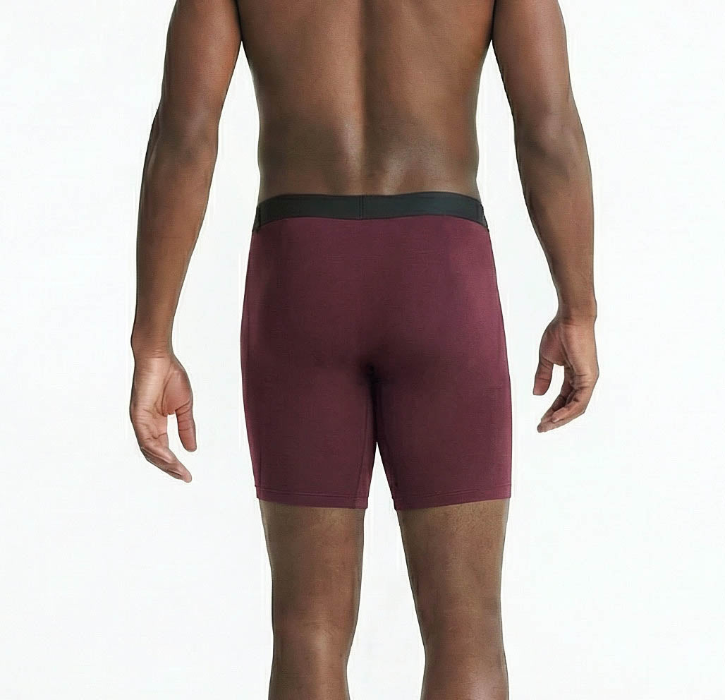 Second Skin Tencel™ Modal Long Leg Boxer Brief - No Fly (9 inch inseam leg)