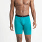 Second Skin Tencel™ Modal Long Leg Boxer Brief - With Fly - 9 inch inseam leg - kula