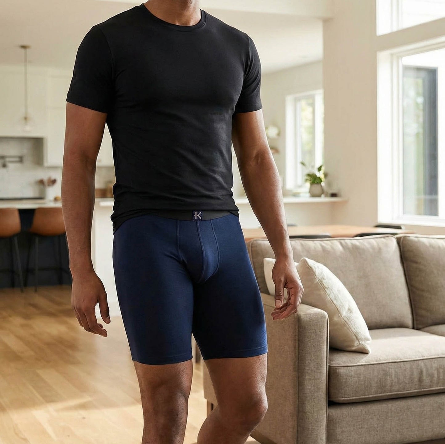 Second Skin Tencel™ Modal Long Leg Boxer Brief - No Fly (9 inch inseam leg)