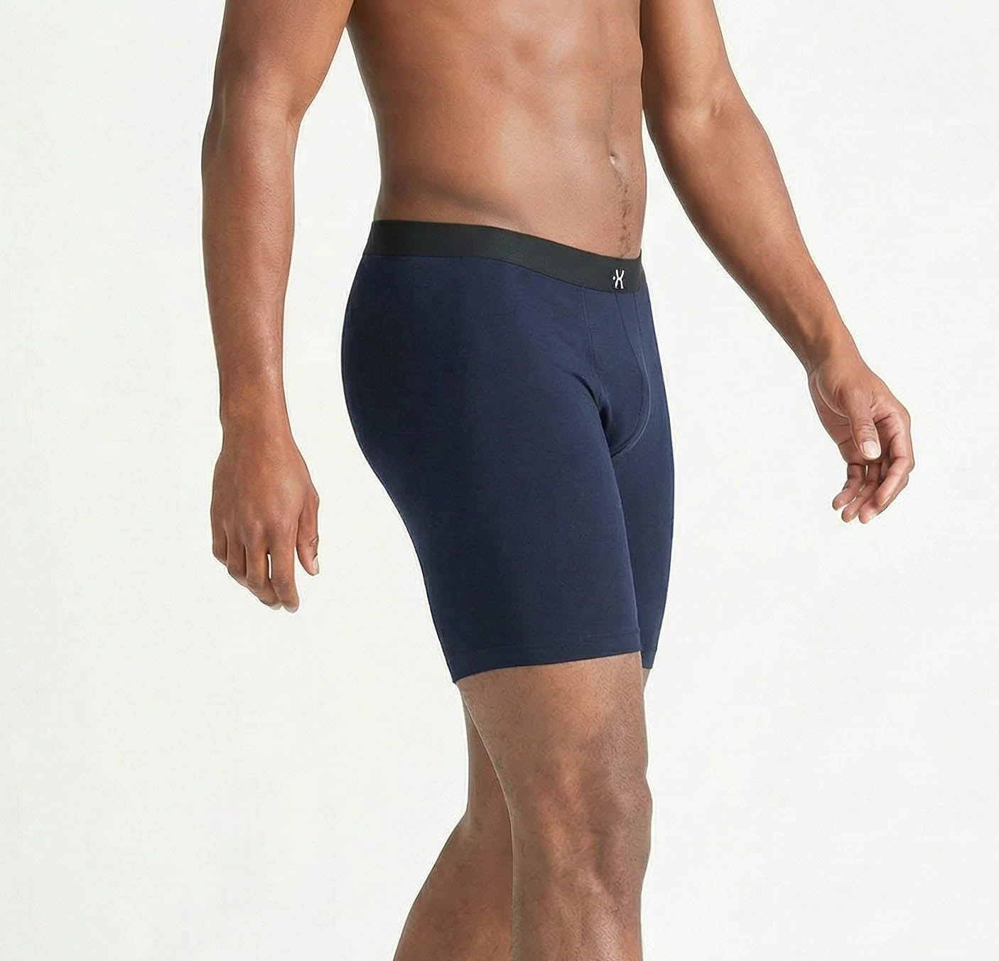 Second Skin Tencel™ Modal Long Leg Boxer Brief - No Fly (9 inch inseam leg)