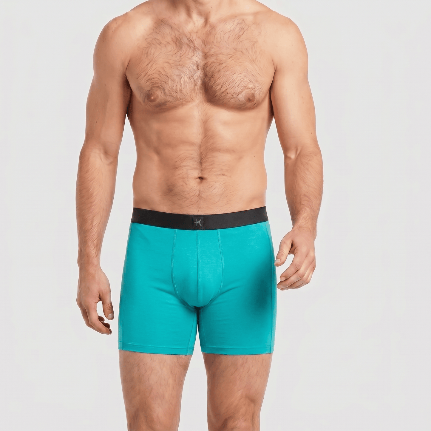 Second Skin Tencel™Modal Standard Length Boxer Brief - No Fly (6 inch inseam leg) - kula
