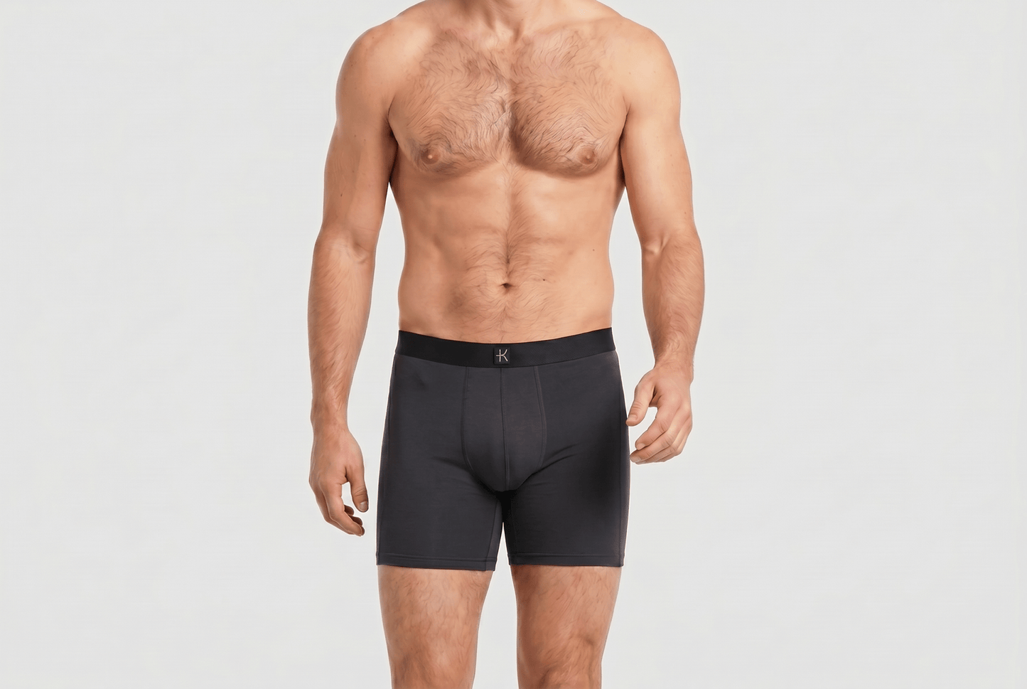 Second Skin Tencel™Modal Standard Length Boxer Brief - No Fly (6 inch inseam leg) - kula