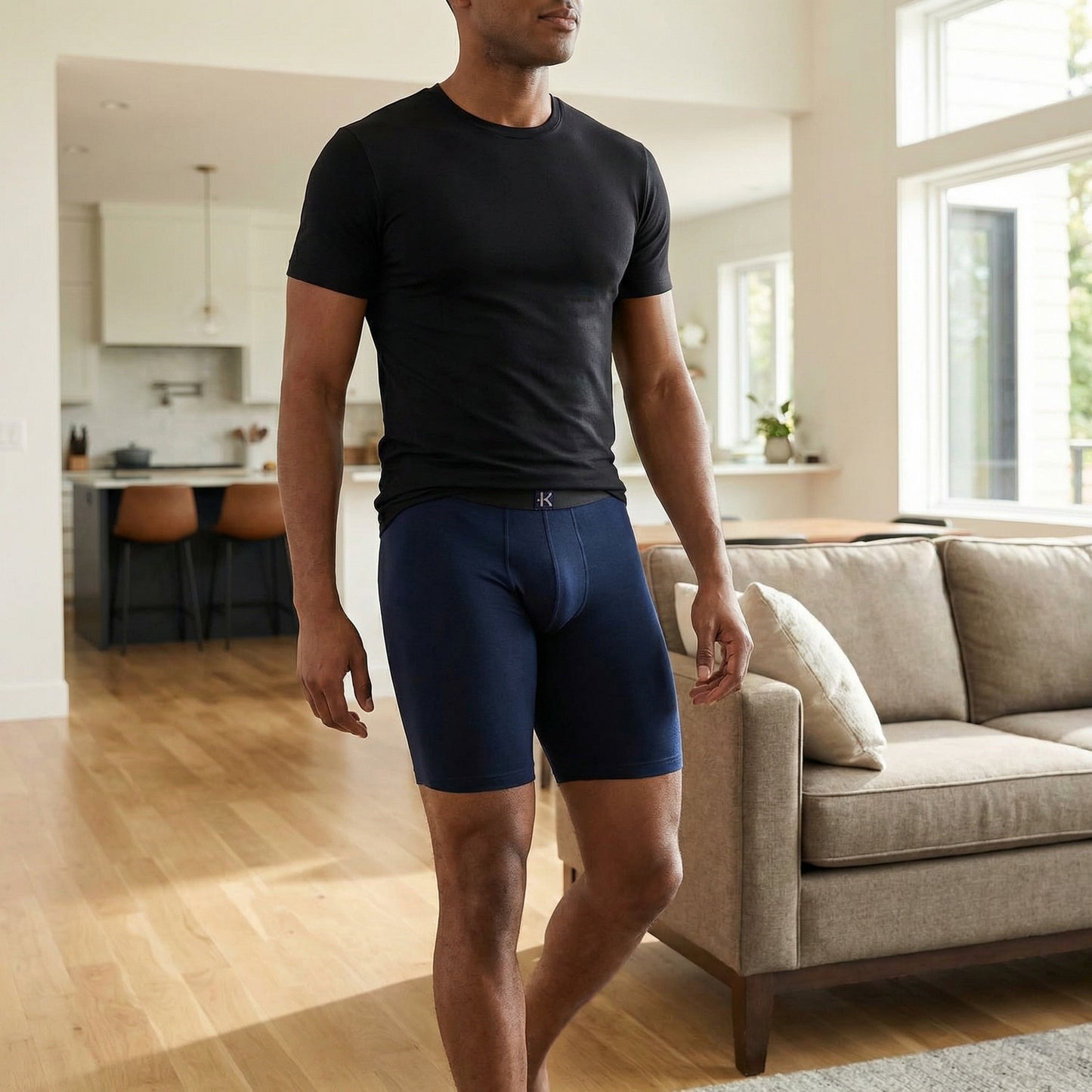 Second Skin Tencel™ Modal Long Leg Boxer Brief - No Fly (9 inch inseam leg)