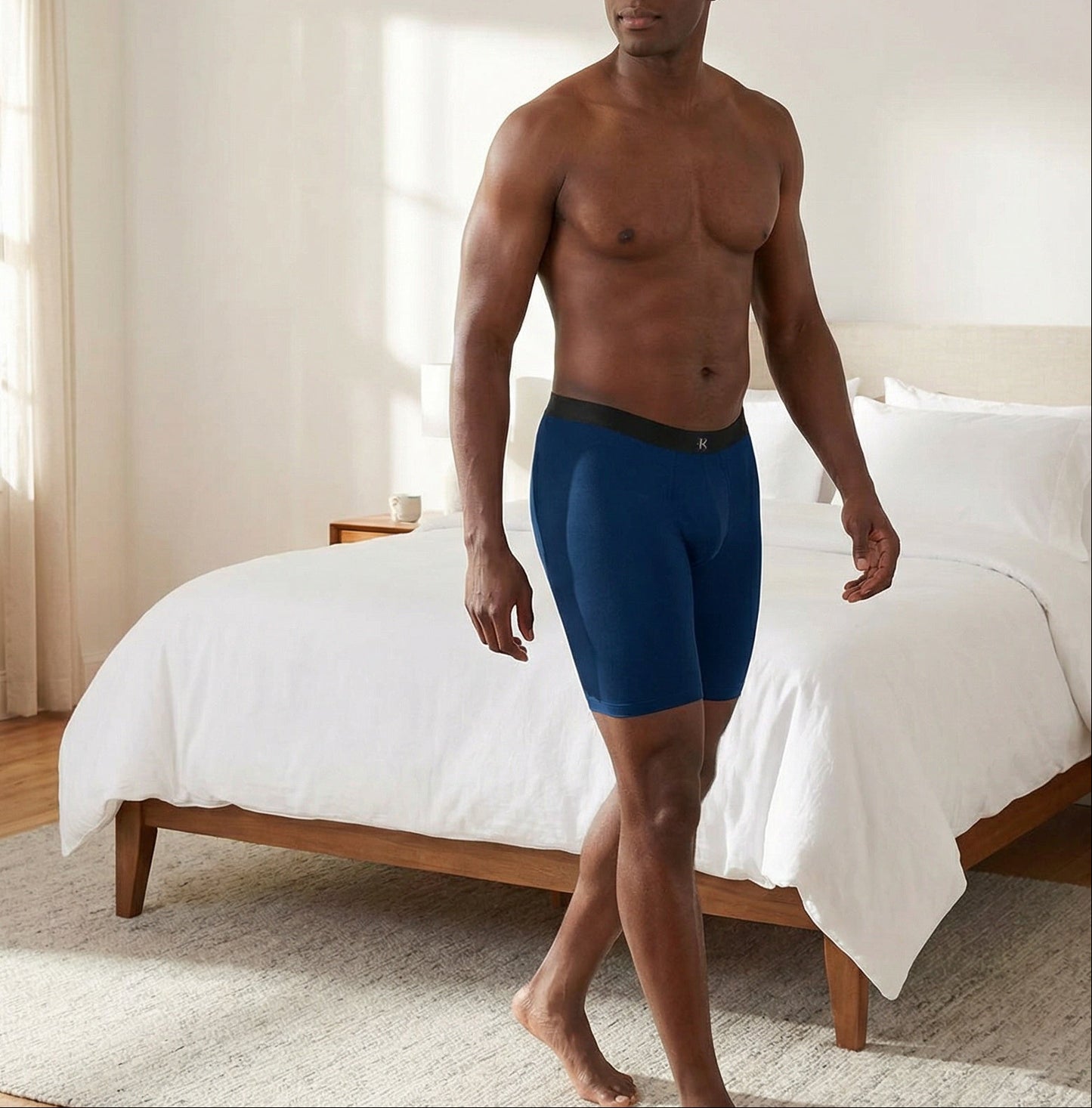 Second Skin Tencel™ Modal Long Leg Boxer Brief - No Fly (9 inch inseam leg)