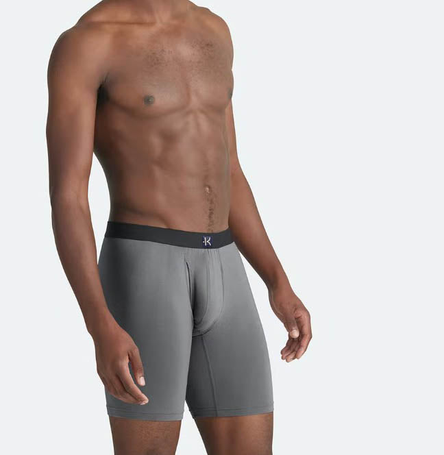 Second Skin Tencel™ Lyocell Long Leg Boxer Brief - With Fly - 9 inch inseam leg