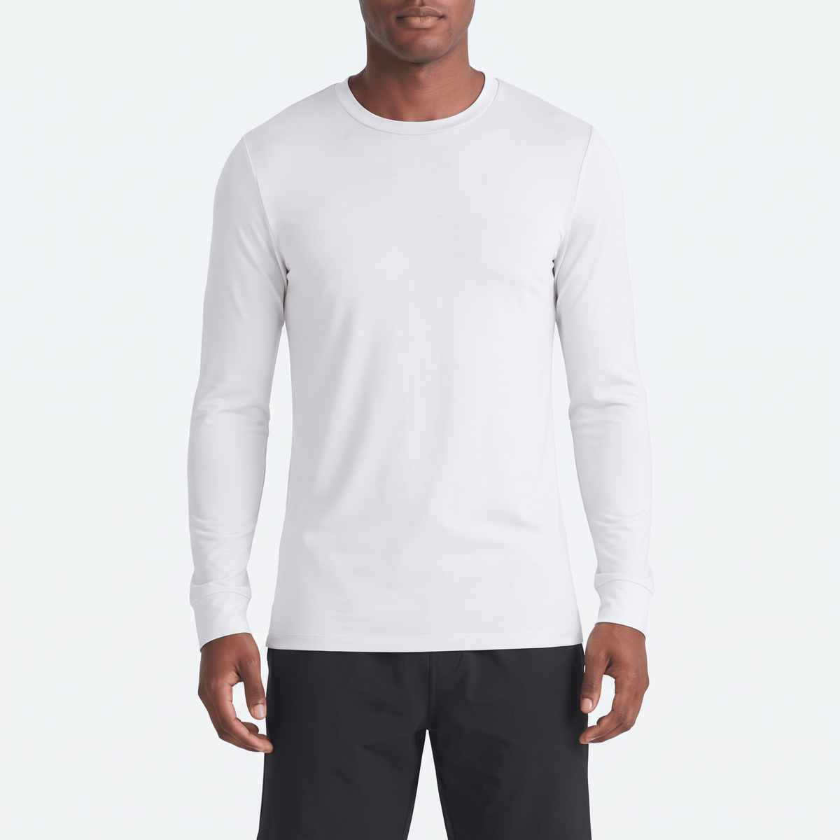 The Second Skin TENCEL™ Crew Neck Long Sleeve T-Shirt - kula