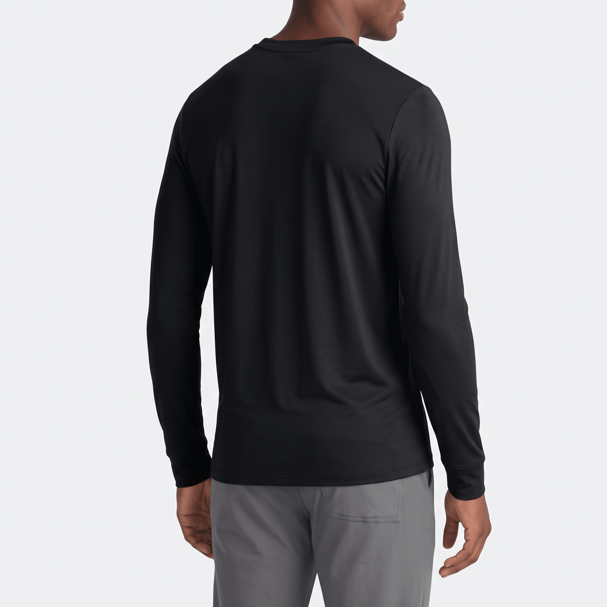 The Second Skin TENCEL™ Crew Neck Long Sleeve T-Shirt - kula